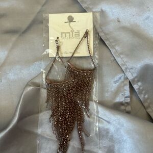 MIA Bronze Fringe Earrings